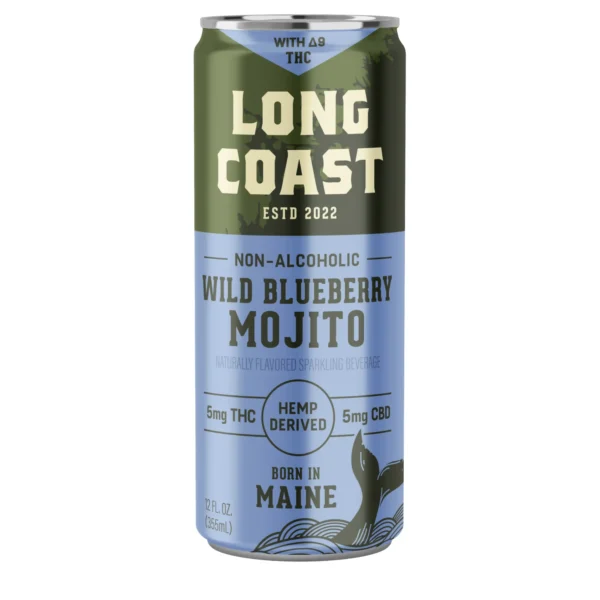 Long Coast 5mg THC Infused Wild Blueberry Mojito